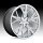 Cray Hammerhead Machined Silver Custom Corvette Wheels